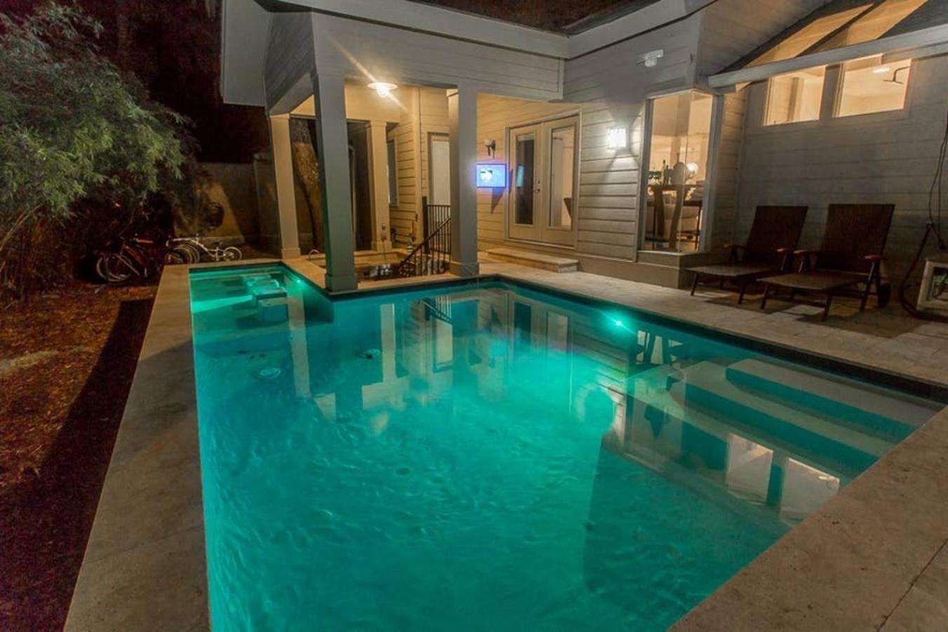 Heated Pool Swim Up Bar Hottub 7Min Bike To Beach Villa Hilton Head Island Eksteriør billede